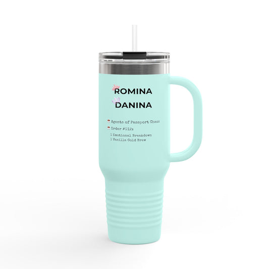 Romina & Danina – Chaos Travel Mug (Spangdahlem Edition)