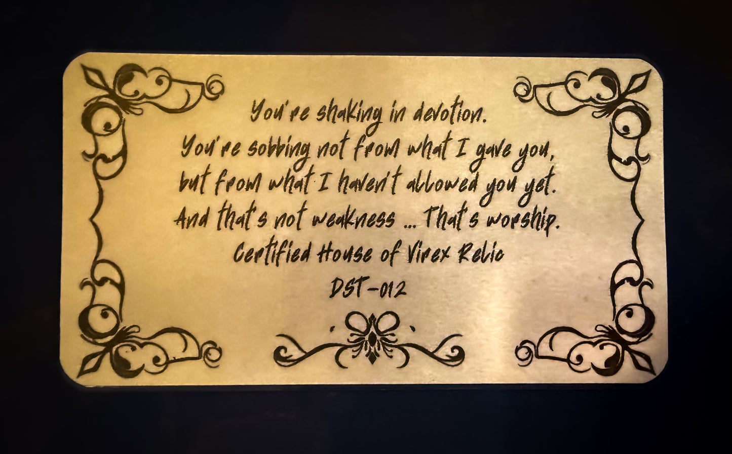 DST-012: Gilded Emberdrop