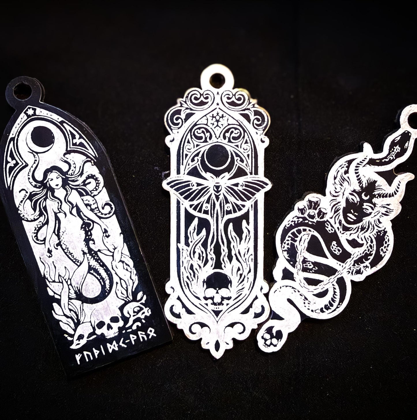 Threadbound Relic Set: Personalized Bookmark & Tassel. One-of-a-Kind Vibe-Based Relic.