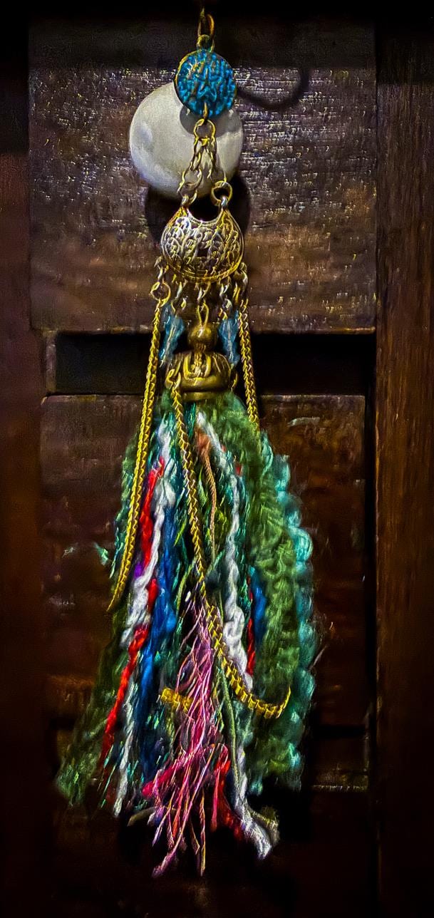 Threadbound Relic Set: Personalized Bookmark & Tassel. One-of-a-Kind Vibe-Based Relic.