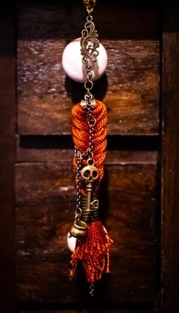 Threadbound Relic Set: Personalized Bookmark & Tassel. One-of-a-Kind Vibe-Based Relic.